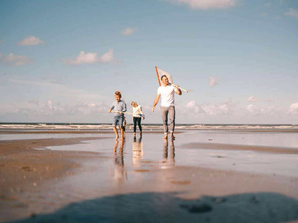 Peche à pied en famille
