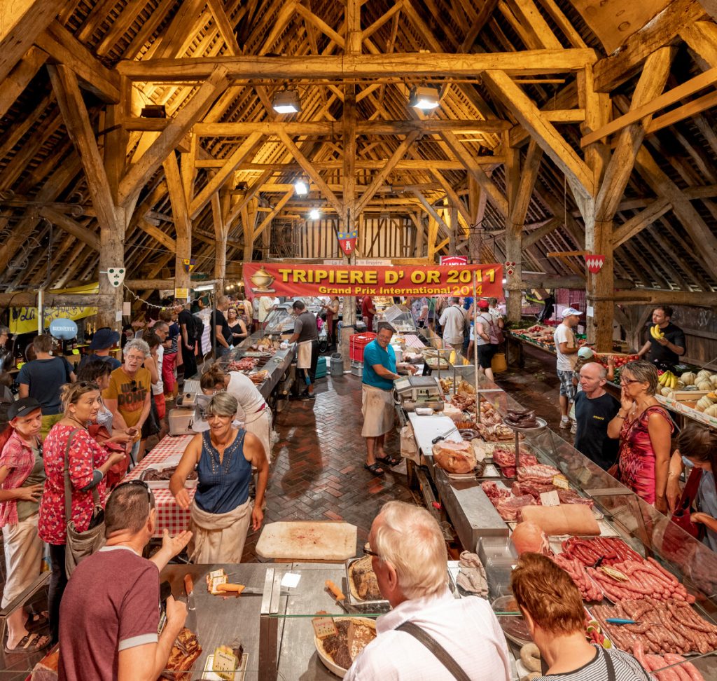 halles médiévales de Dives-sur-Mer, marché