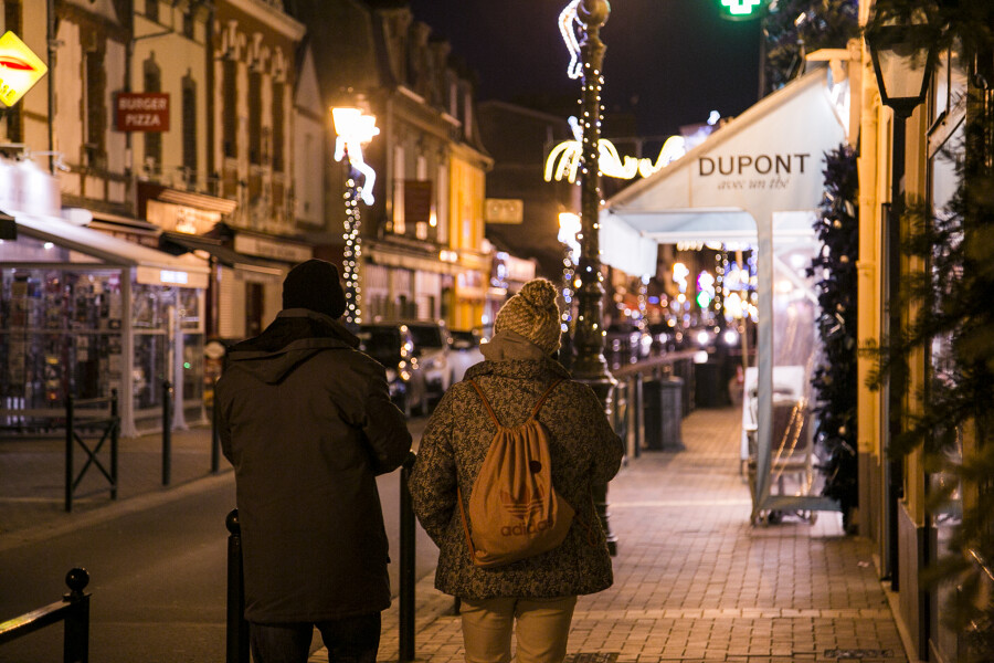 Illimunations de Noël à Cabourg