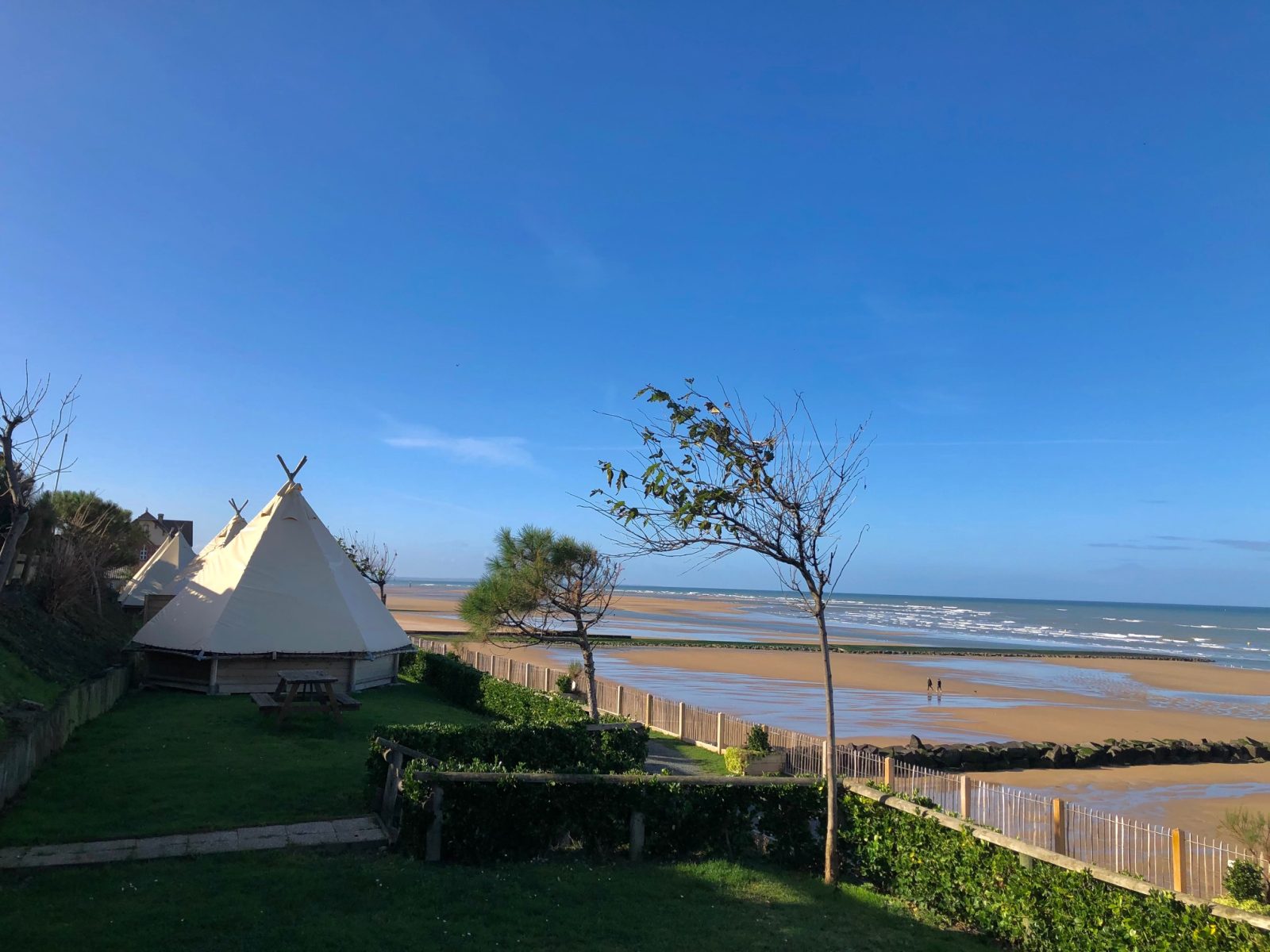 Campingplatz am Strand