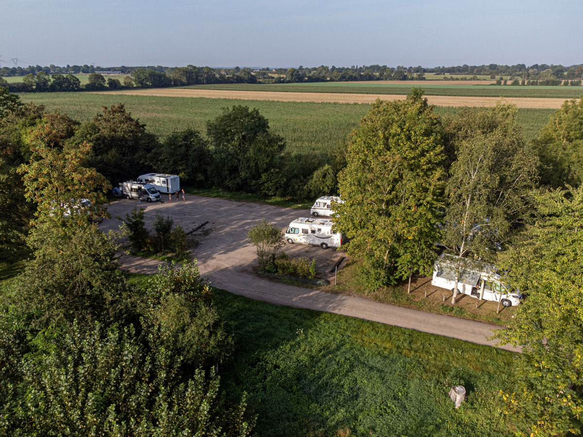 Municipal motorhome area of ​​Beuvron-en-Auge