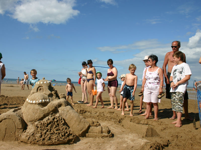 Concours de châteaux de sable Du 19 juil au 16 août 2024